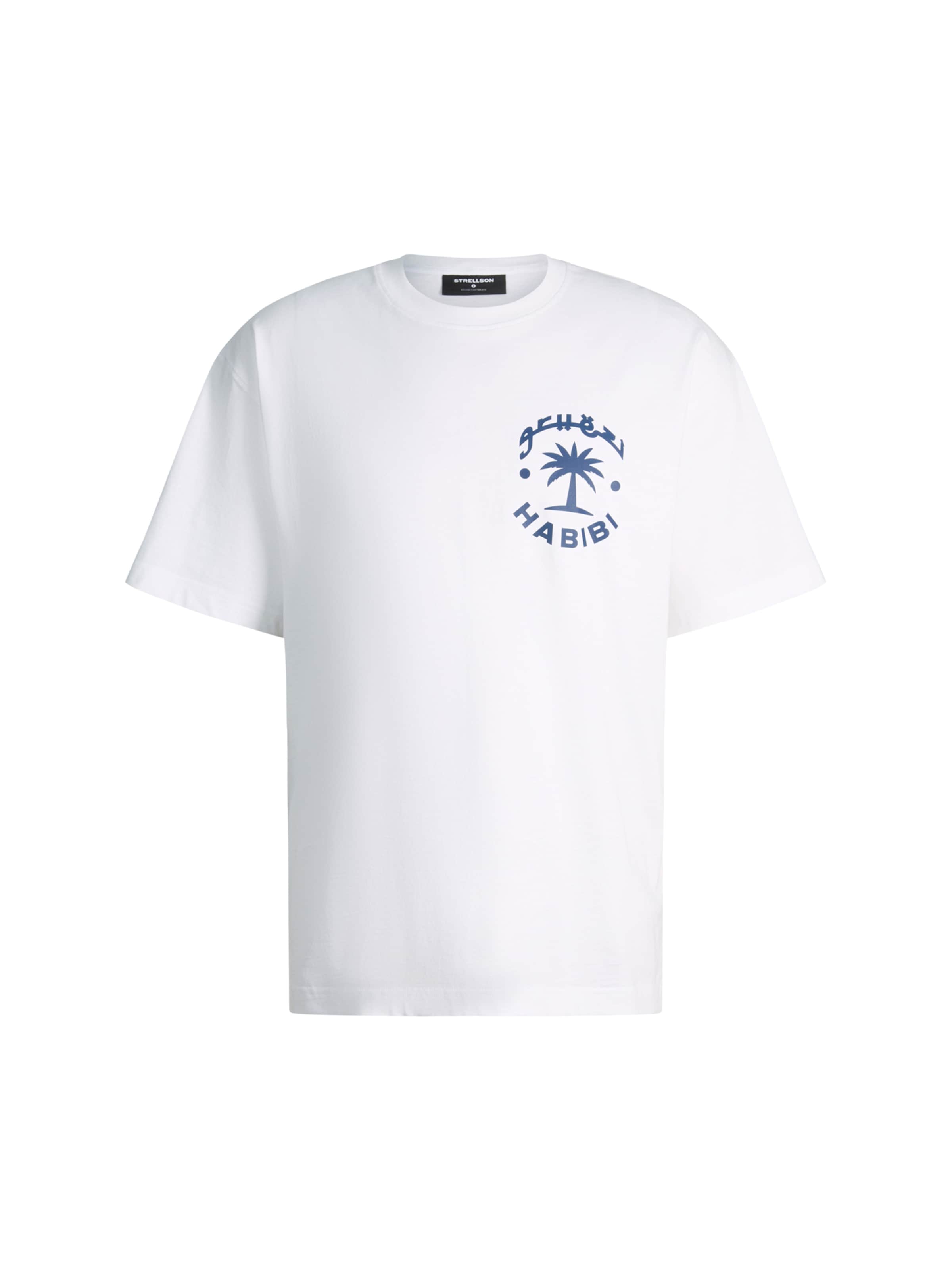 STRELLSON T-Shirt 'Karan' en bleu / blanc, Vue avec produit