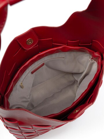 L37 HANDMADE SHOES Håndtaske 'BIG UNIVERSE' i rød