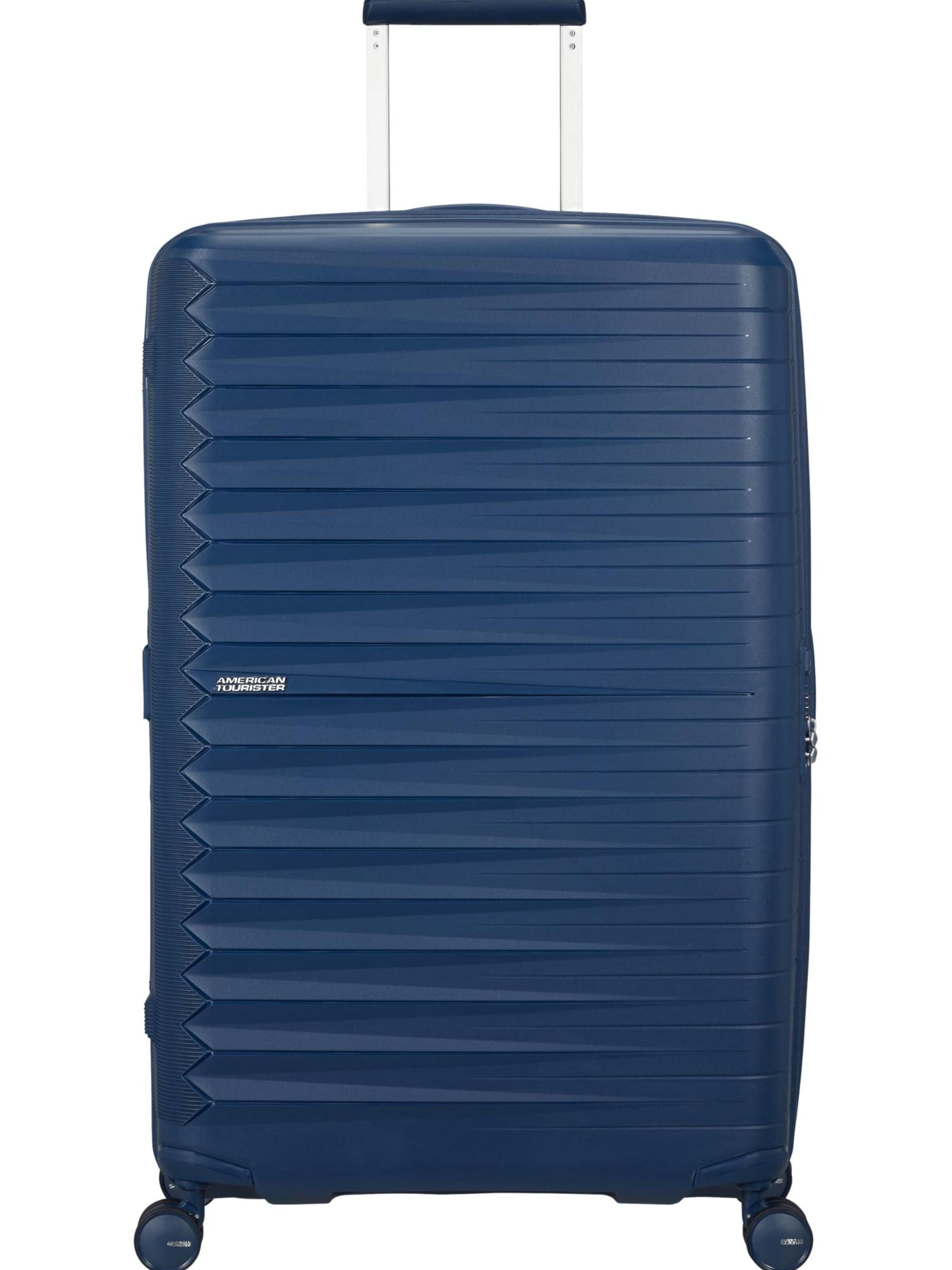 American Tourister Trolley in Blauw: voorkant