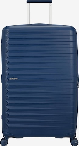 American Tourister Trolley in Blauw: voorkant