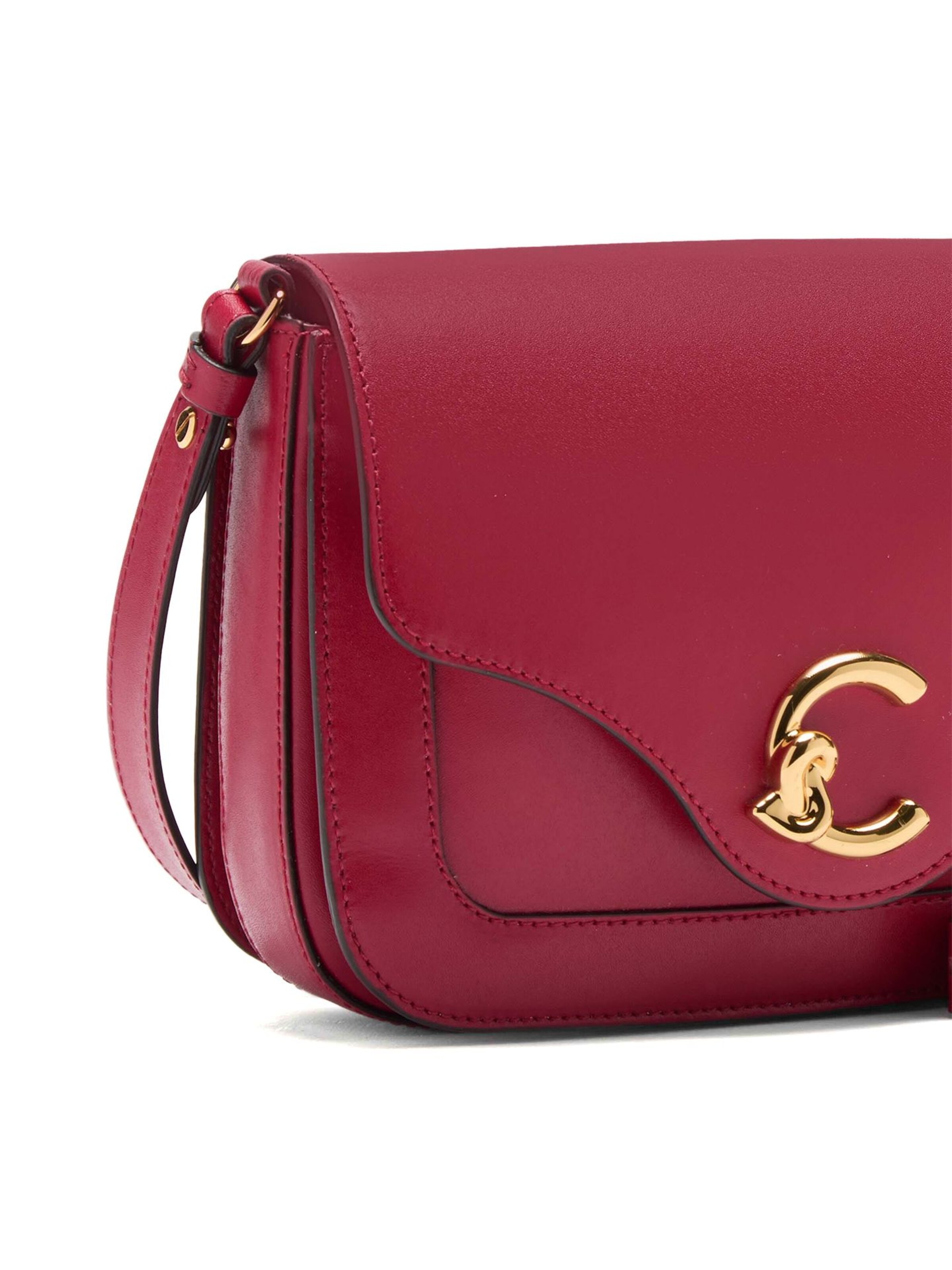 Coccinelle Umhängetasche 'Coccinelle C-Me Calf Handbag Calf Smooth Leather'‌‌‌‌‌‌‌‌ in Rot