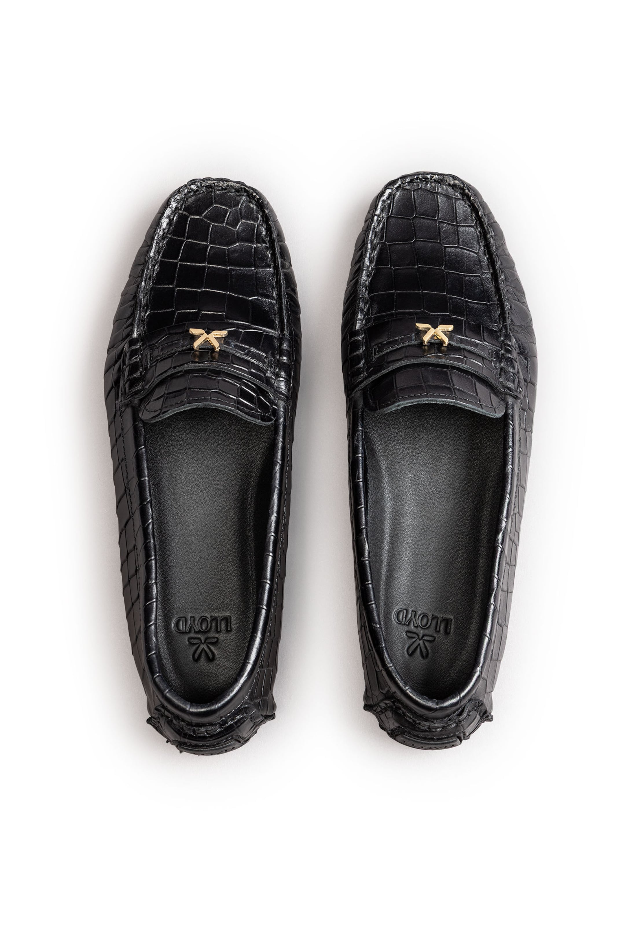 LLOYD Classic Flats 'ORION DRIVE' in Black