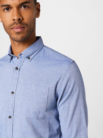 JACK & JONES Slim Fit Hemd in Blau