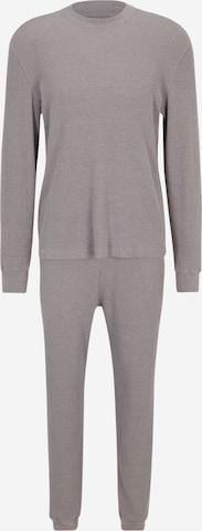 Pigiama lungo di Abercrombie & Fitch in grigio: frontale