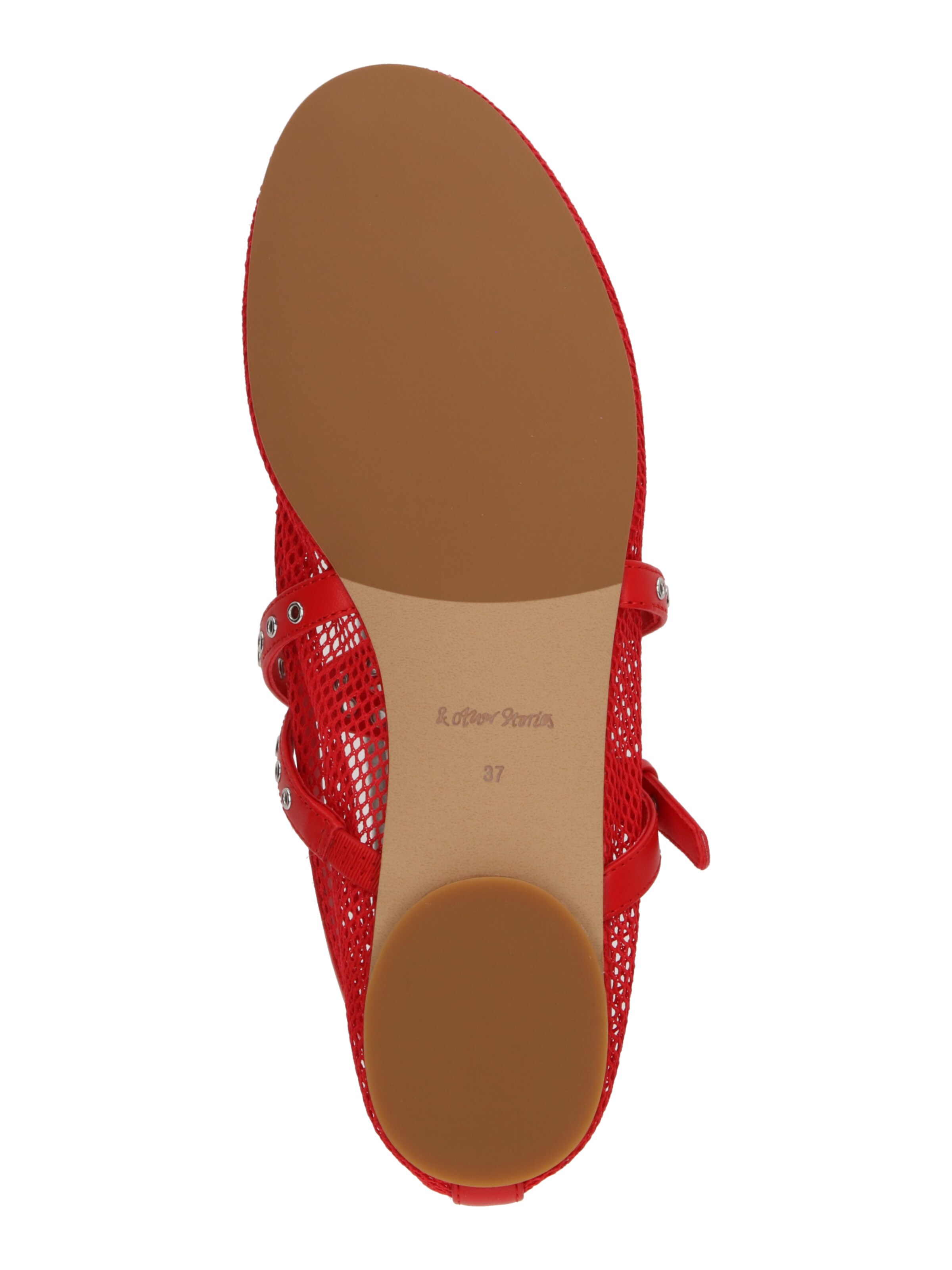 Ballerines à lanières & Other Stories en rouge