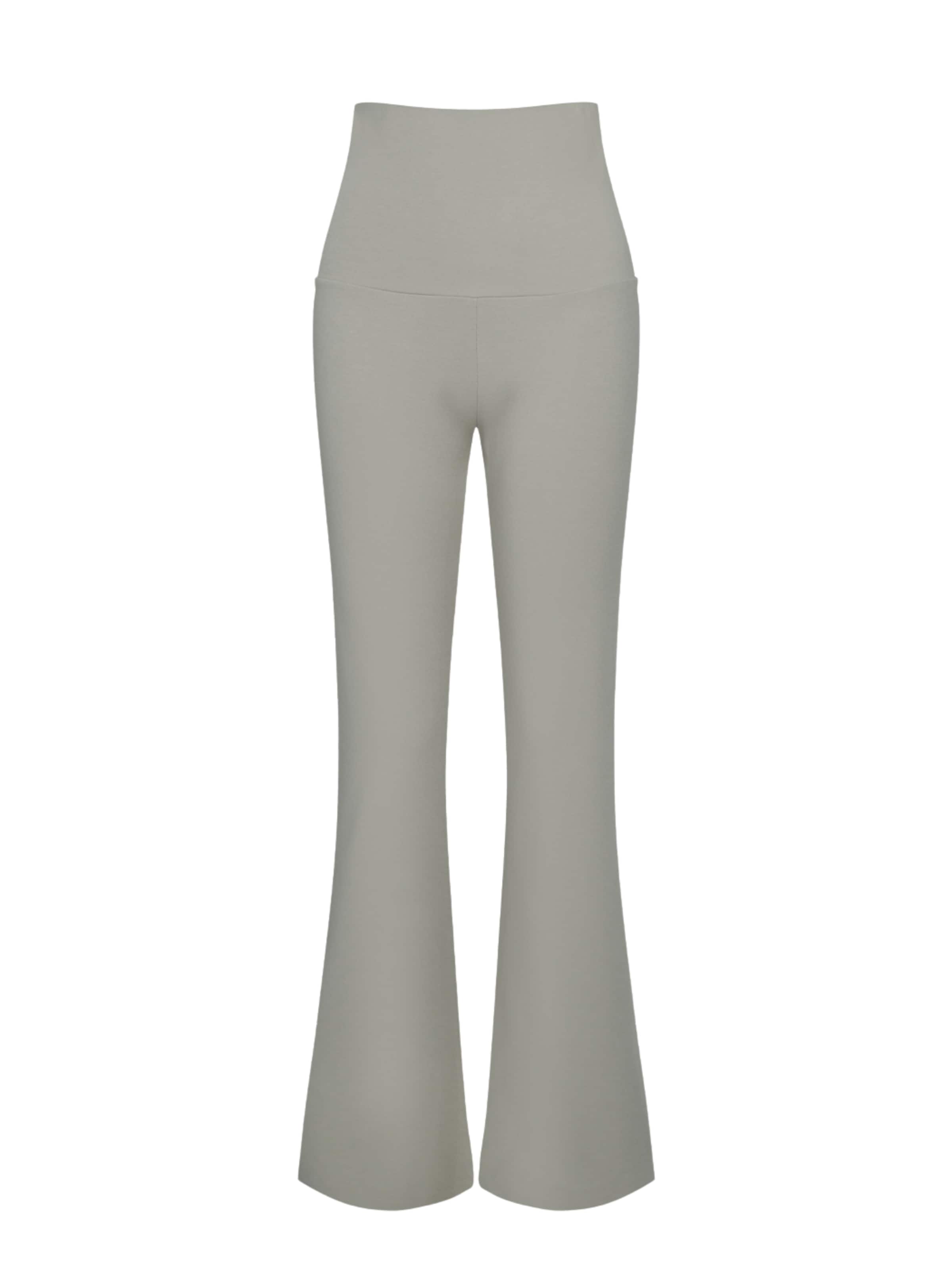 cfab (formerly creamy fabrics) Leggings 'Cotton Flared Bootcut Leggings' in Dark grey, Item view