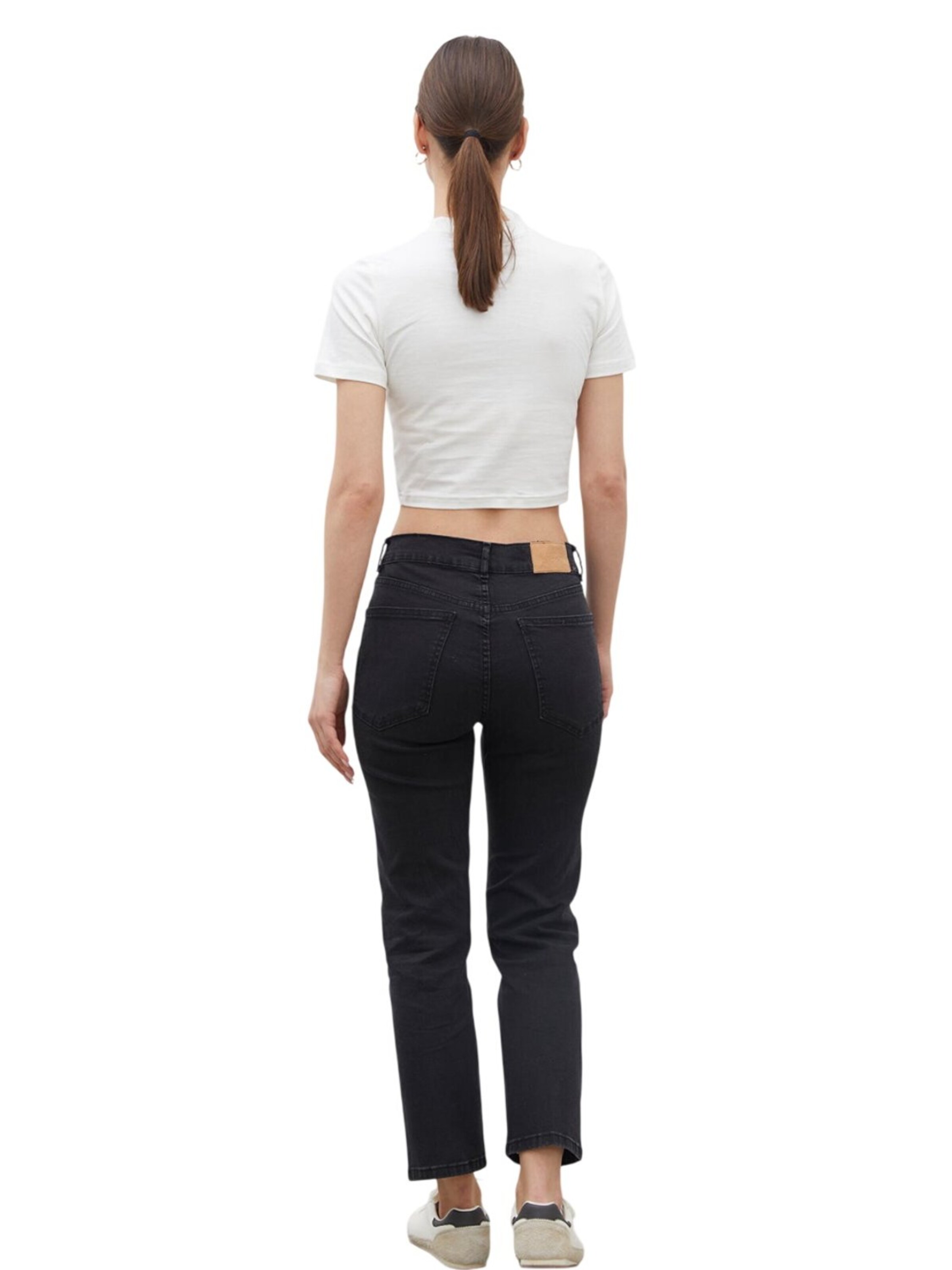 MANUKA Skinny Hose in Schwarz