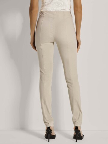 Coupe slim Pantalon MADELEINE en beige