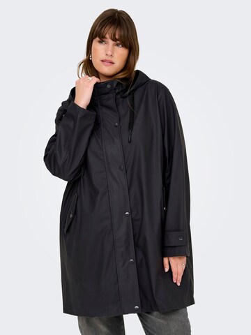 Manteau fonctionnel 'CARLili' ONLY Carmakoma en noir : devant