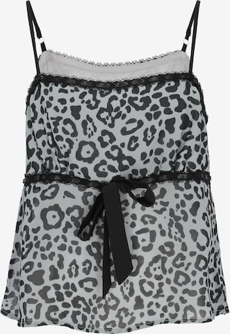 Haut 'Festive' faina en noir : devant