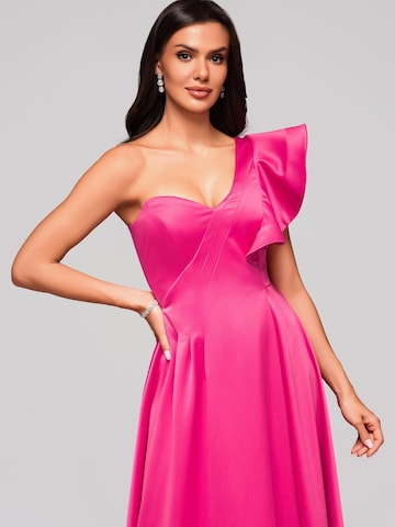 Ombre Společenské šaty – pink