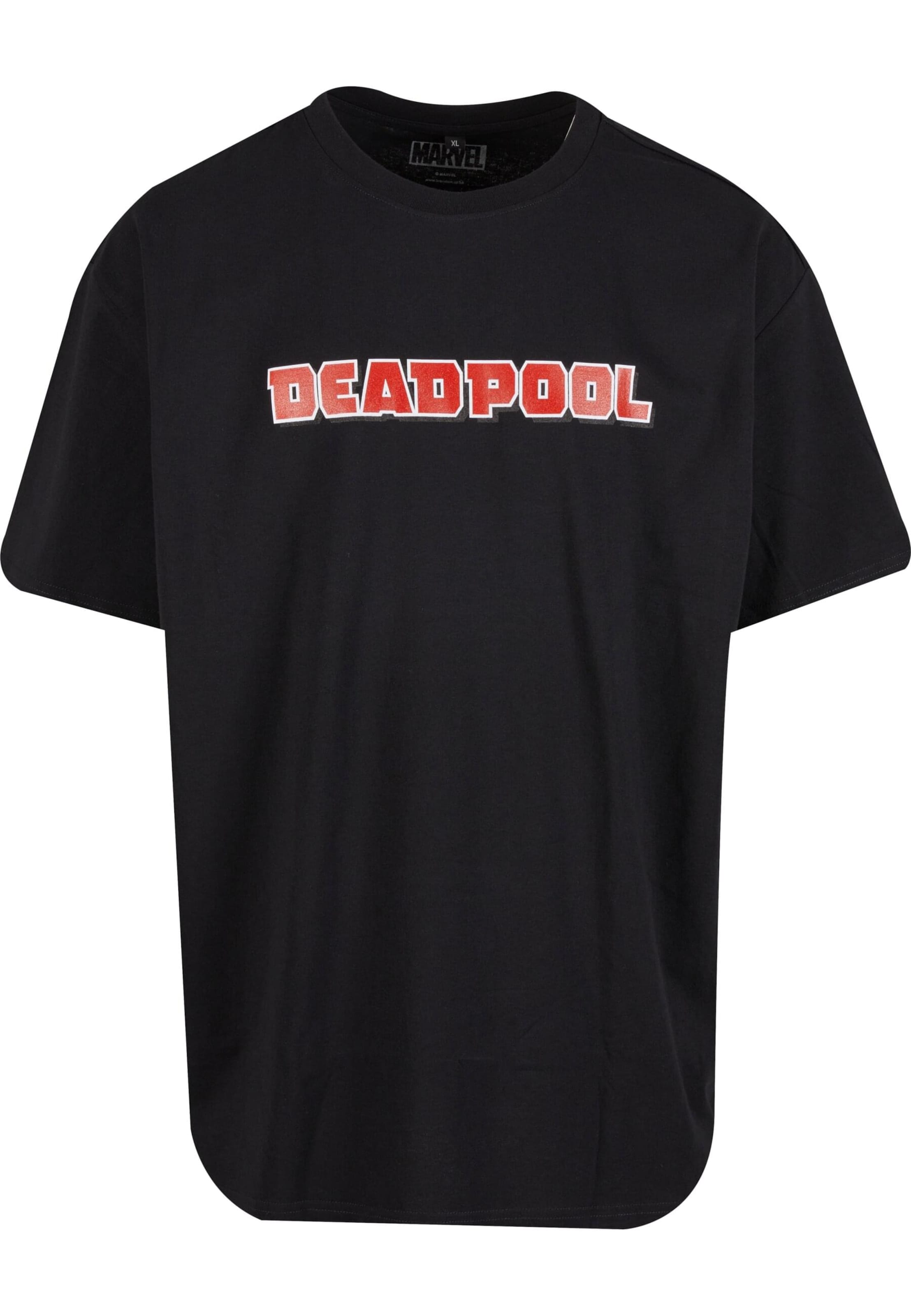 T-Shirt 'Deadpool Salty Popcorn' MT Upscale en noir : devant