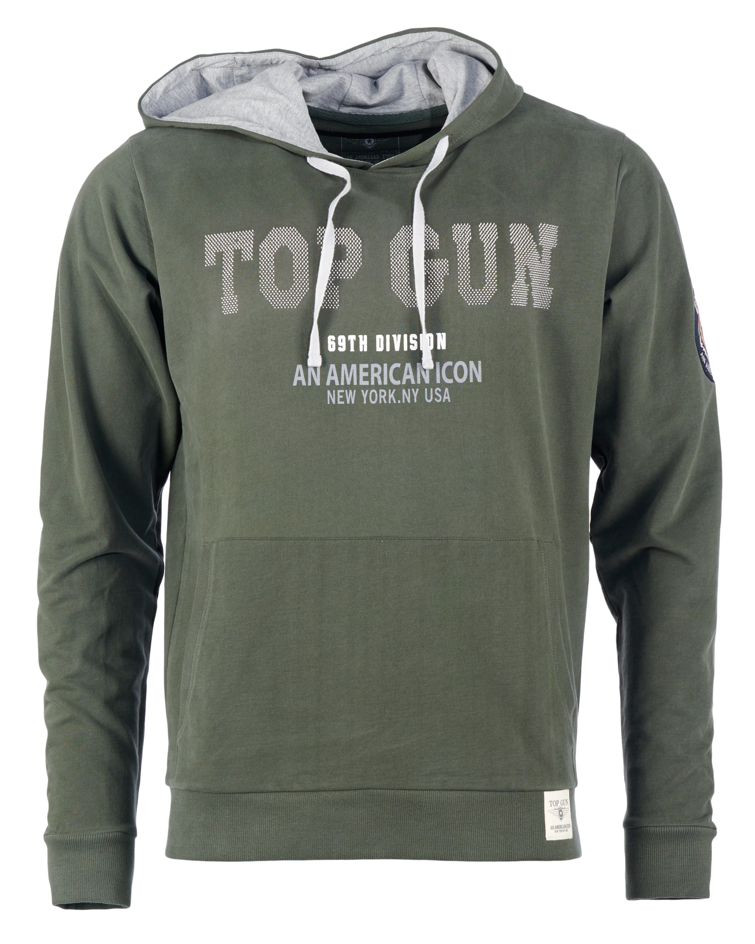 TOP GUN Sweatshirt in Green: front
