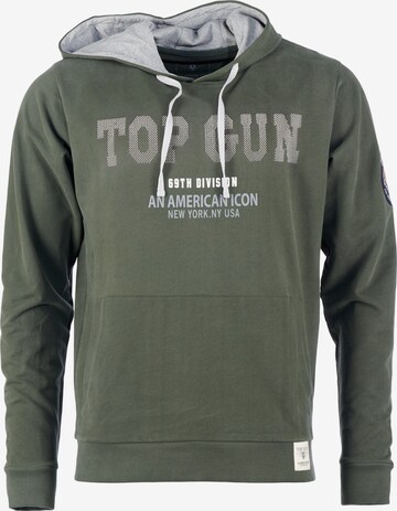 TOP GUN Sweatshirt in Grün: predná strana