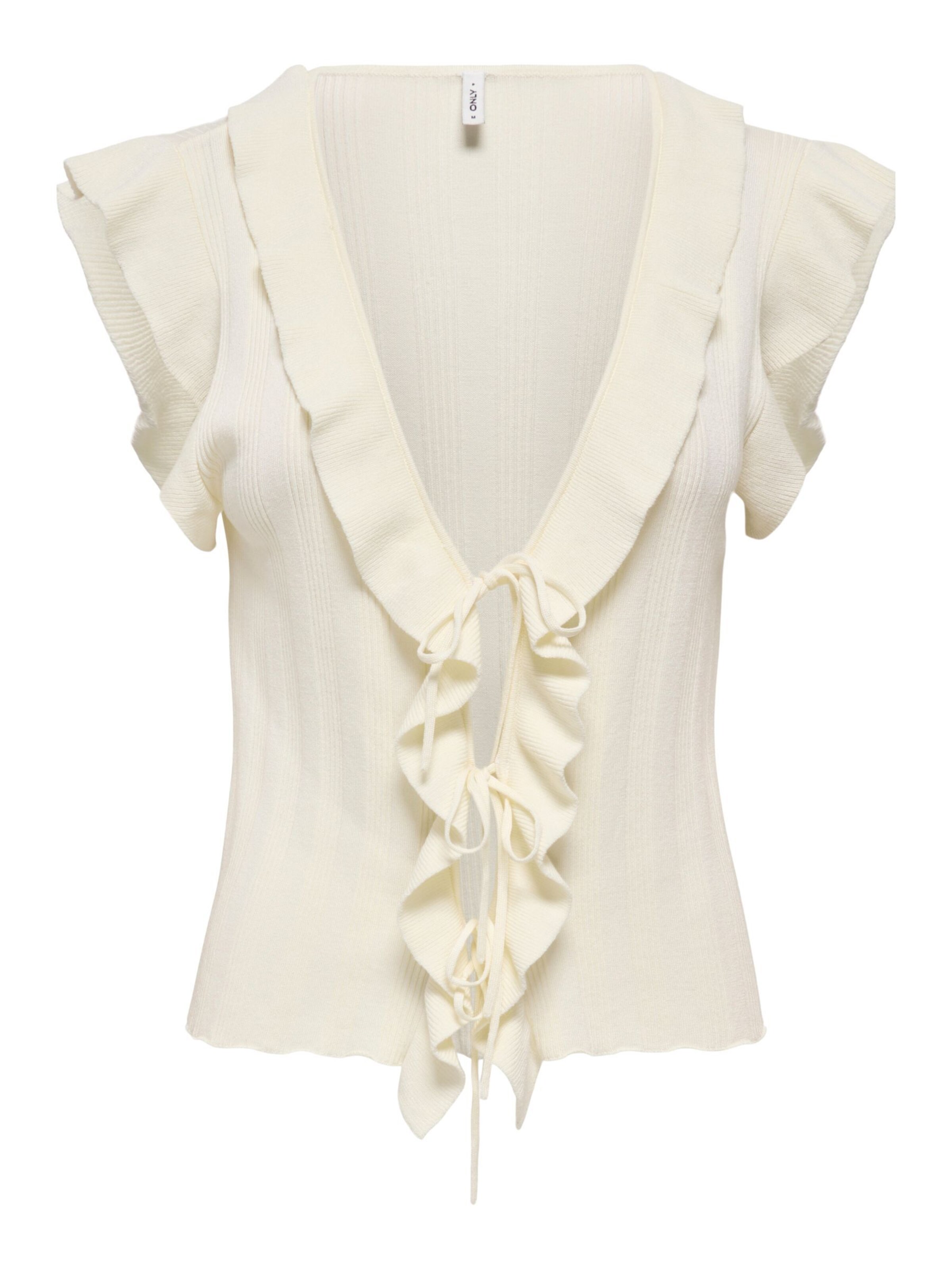 ONLY Overdel 'ONLNELLY' i hvid: forside