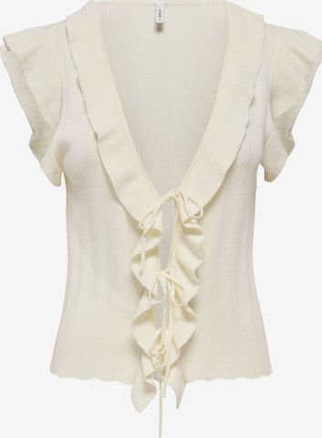 ONLY Overdel 'ONLNELLY' i hvid: forside