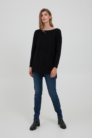 Fransa Sweater 'FRBEMELANGE' in Black