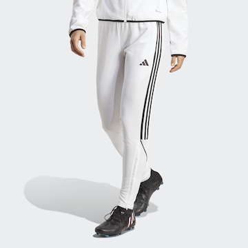 ADIDAS PERFORMANCE Regular Workout Pants 'Tiro 23 League' in White