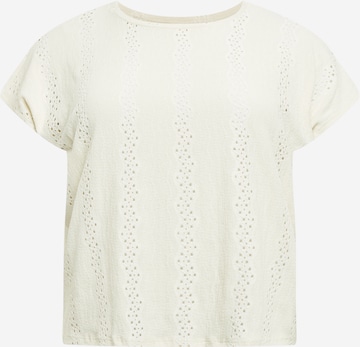 Vero Moda Curve Shirt in Beige: predná strana