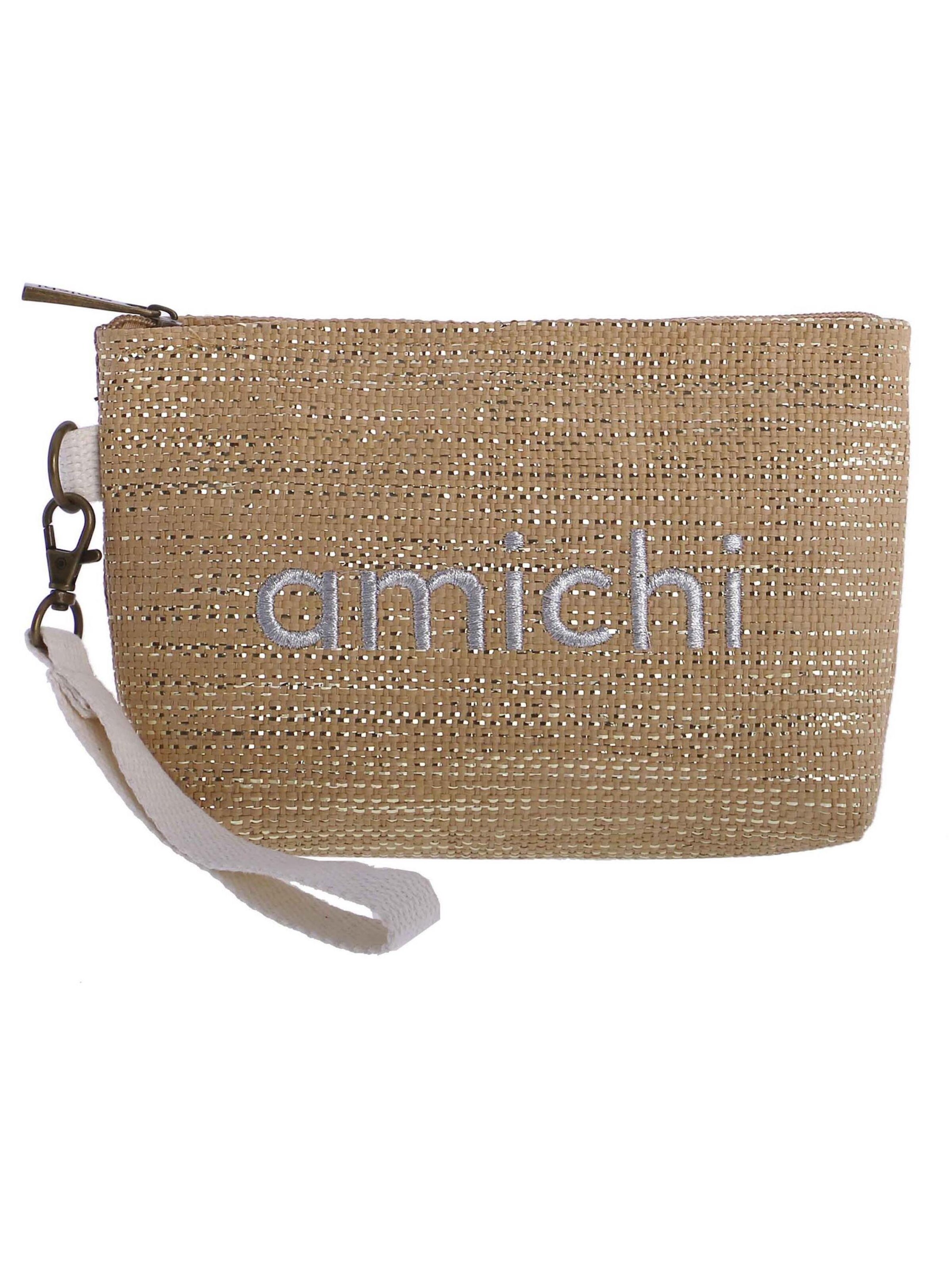 Amichi - Bolso de mano en blanco: frente
