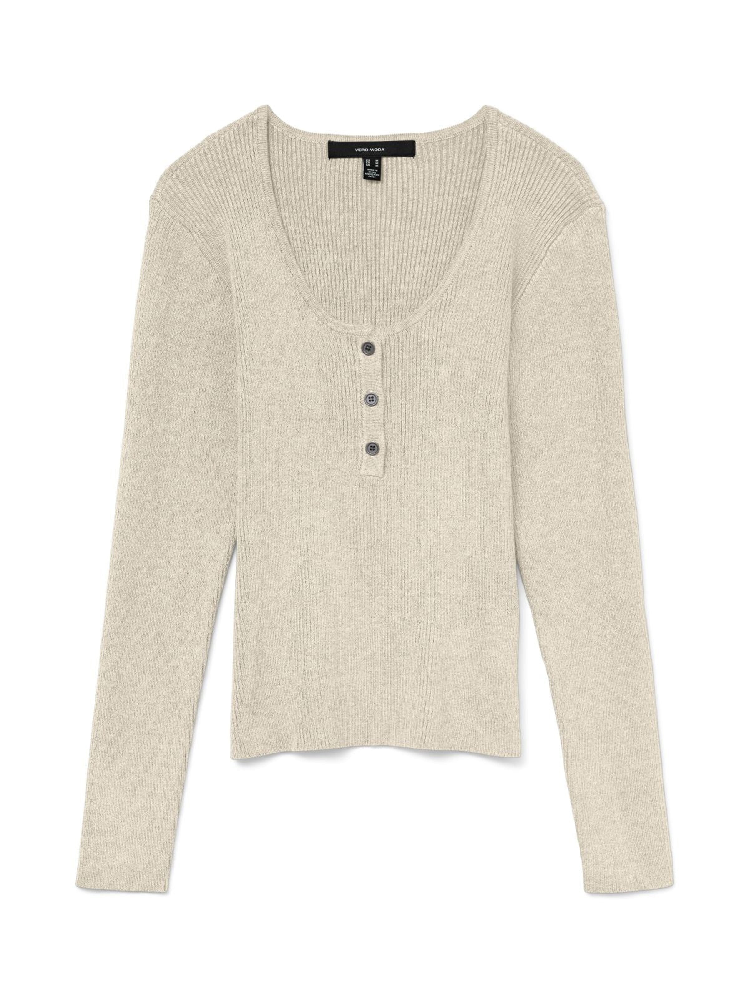 VERO MODA Shirts 'Maglieria 10331428' i hvid: forside