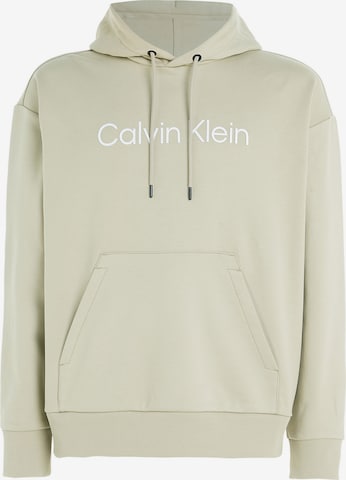 Sweat-shirt Calvin Klein en vert : devant