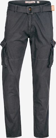 Pantalon cargo 'INPascan' INDICODE JEANS en gris : devant