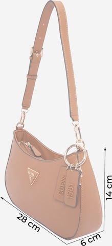 Sac bandoulière 'Noelle' GUESS en marron