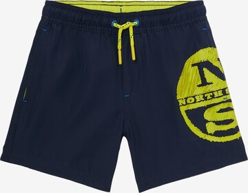 North Sails Zwemshorts in Blauw: voorkant