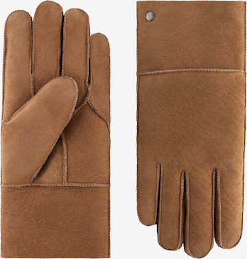 Roeckl Full Finger Gloves 'STORLIEN' in Beige: front