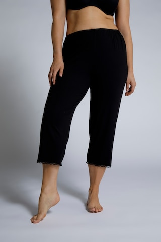 Regular Pantalon Ulla Popken en noir : devant