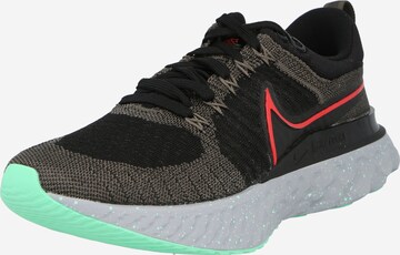 NIKE Running Shoes 'React Infinity' in Black: front