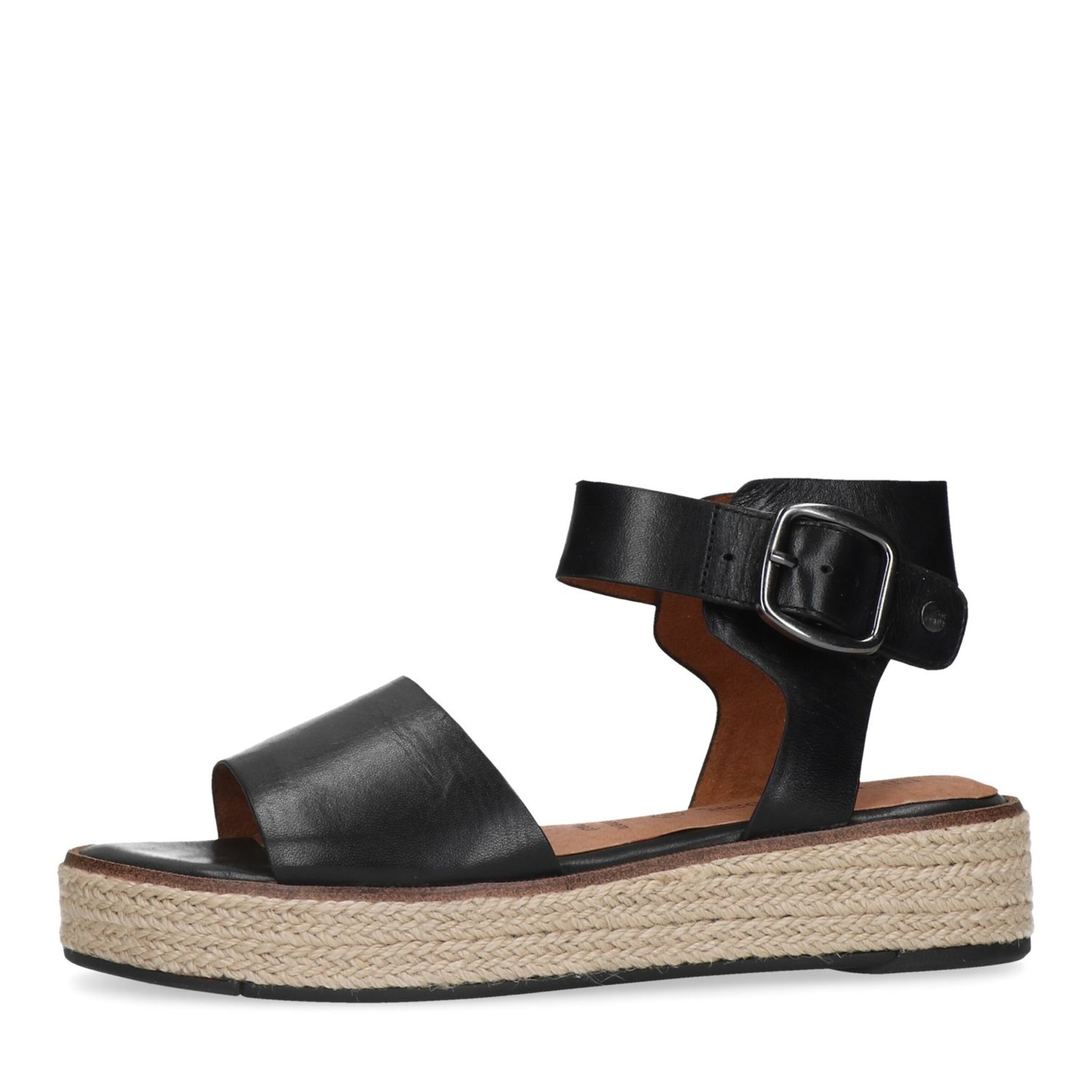 MANFIELD Sandale in schwarz, Produktansicht