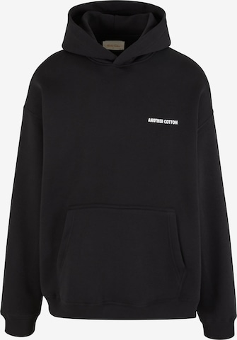 Another Cotton LabSweater majica - crna boja: prednji dio