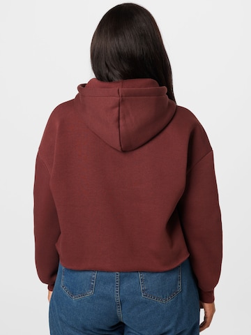 ABOUT YOU Curvy Sweatshirt 'Natascha' in Rood