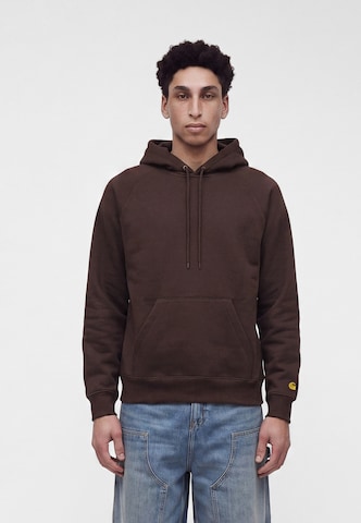 Carhartt WIP Sweatshirt 'Chase' in Braun: Vorderseite