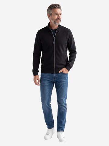 LERROS Zip-Up Hoodie 'Basic' in Black