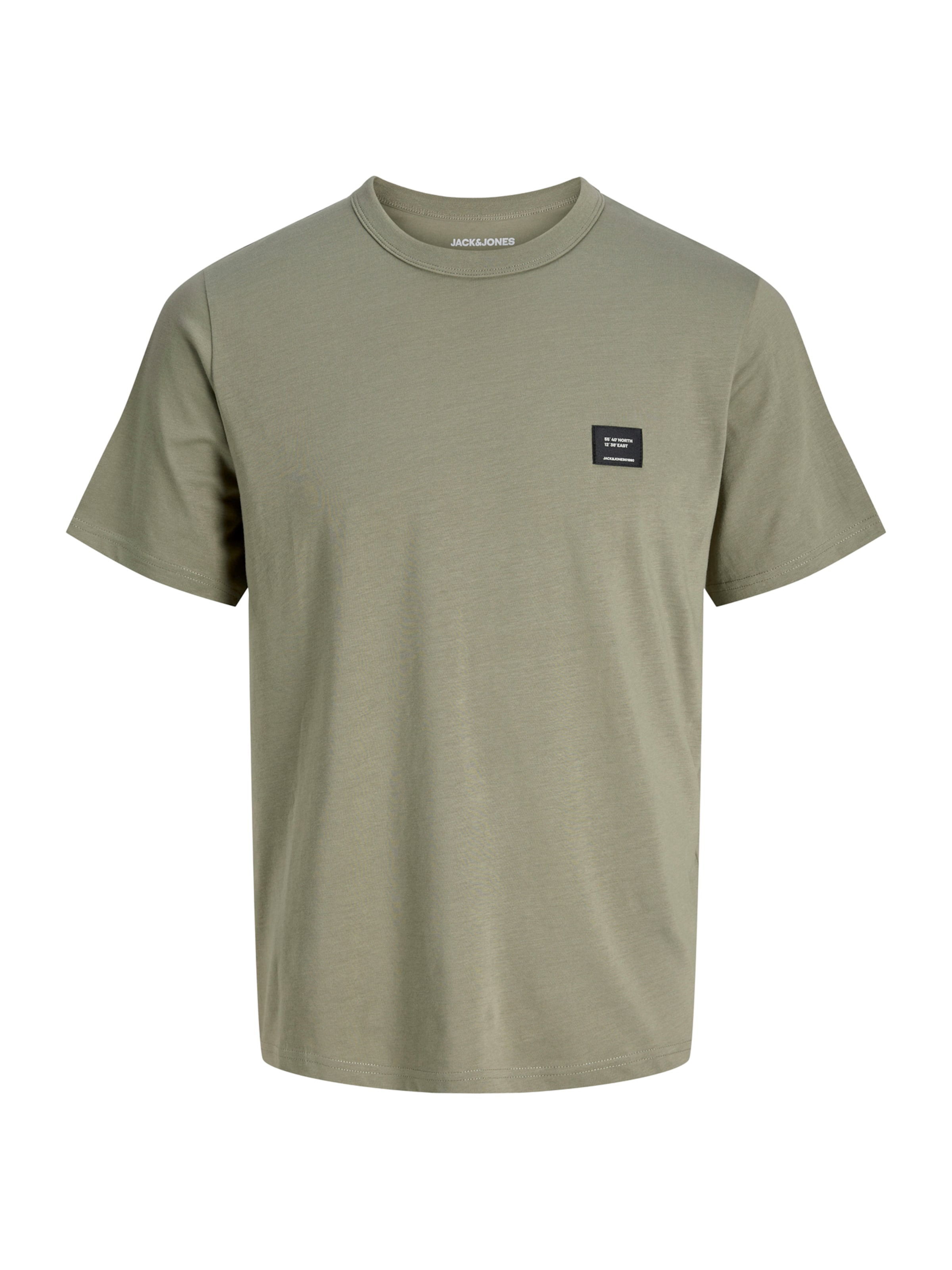 JACK & JONES Μπλουζάκι 'JJCLEVELAND' σε πράσινο: μπροστά