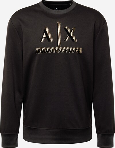 ARMANI EXCHANGE Sweatshirt in de kleur Goud / Zwart, Productweergave