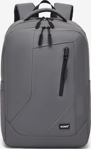 Kono Rucksack in Grau: Vorderseite