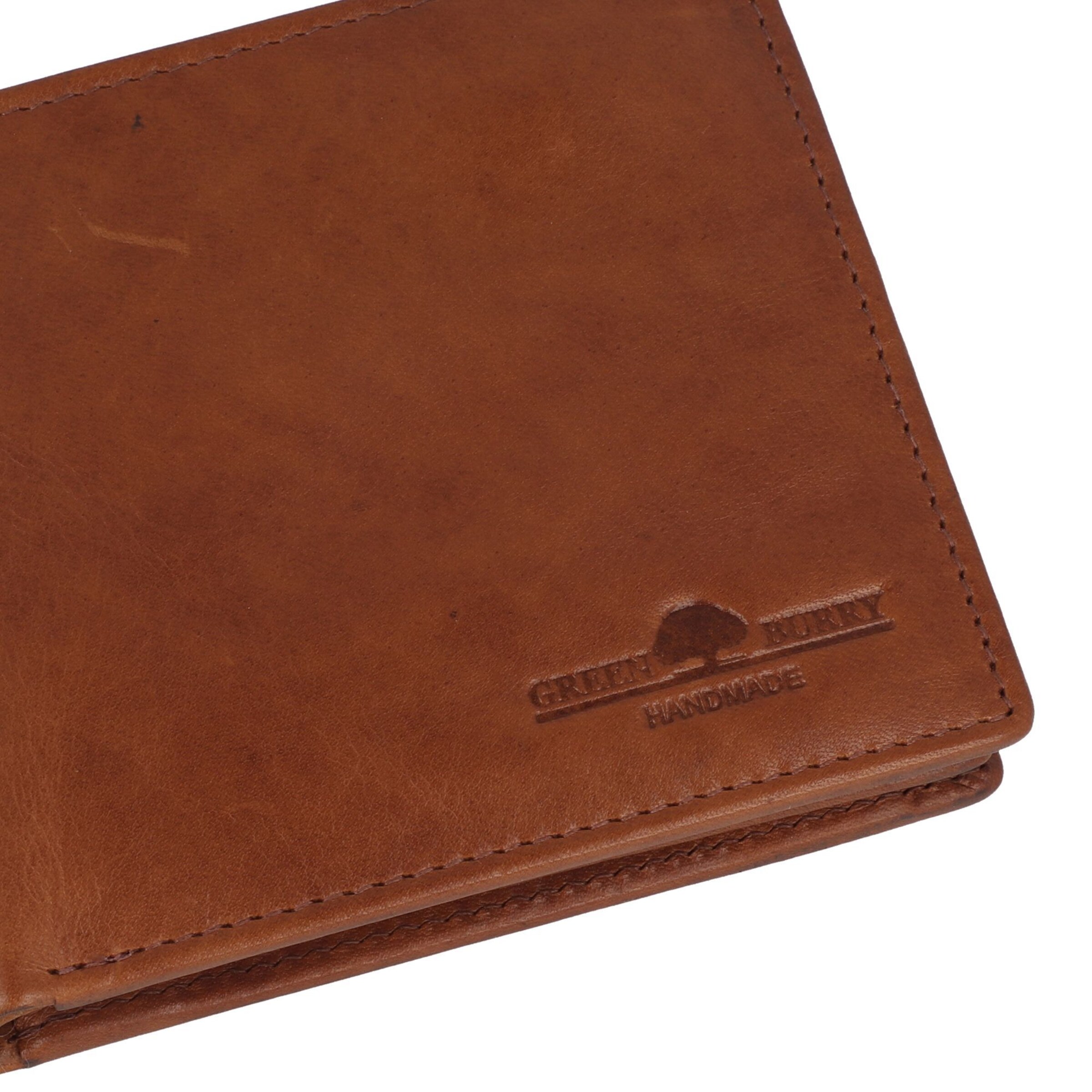 GREENBURRY Portemonnee 'Newport' in Bruin