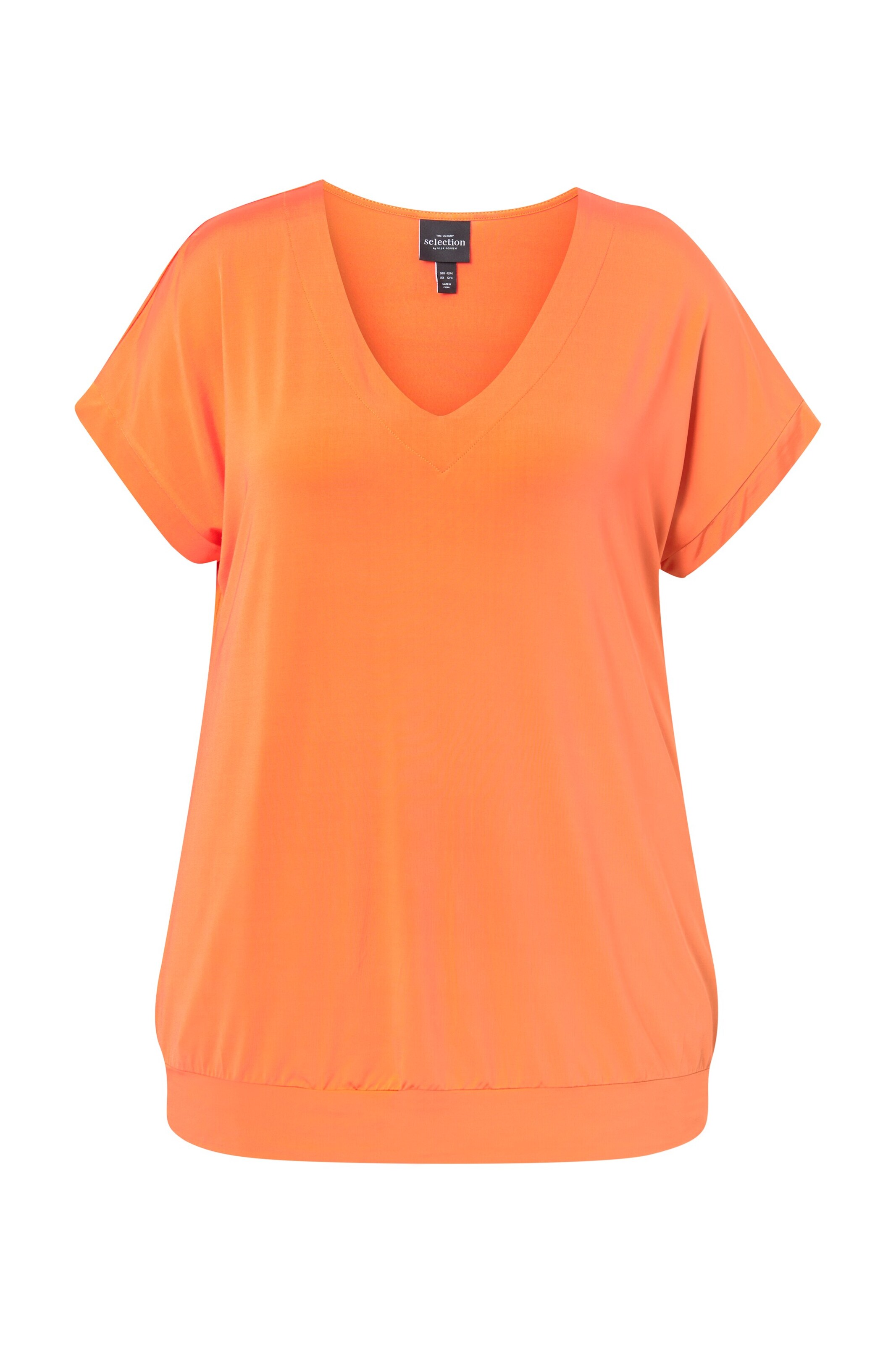 Ulla Popken Shirt in Oranje: voorkant
