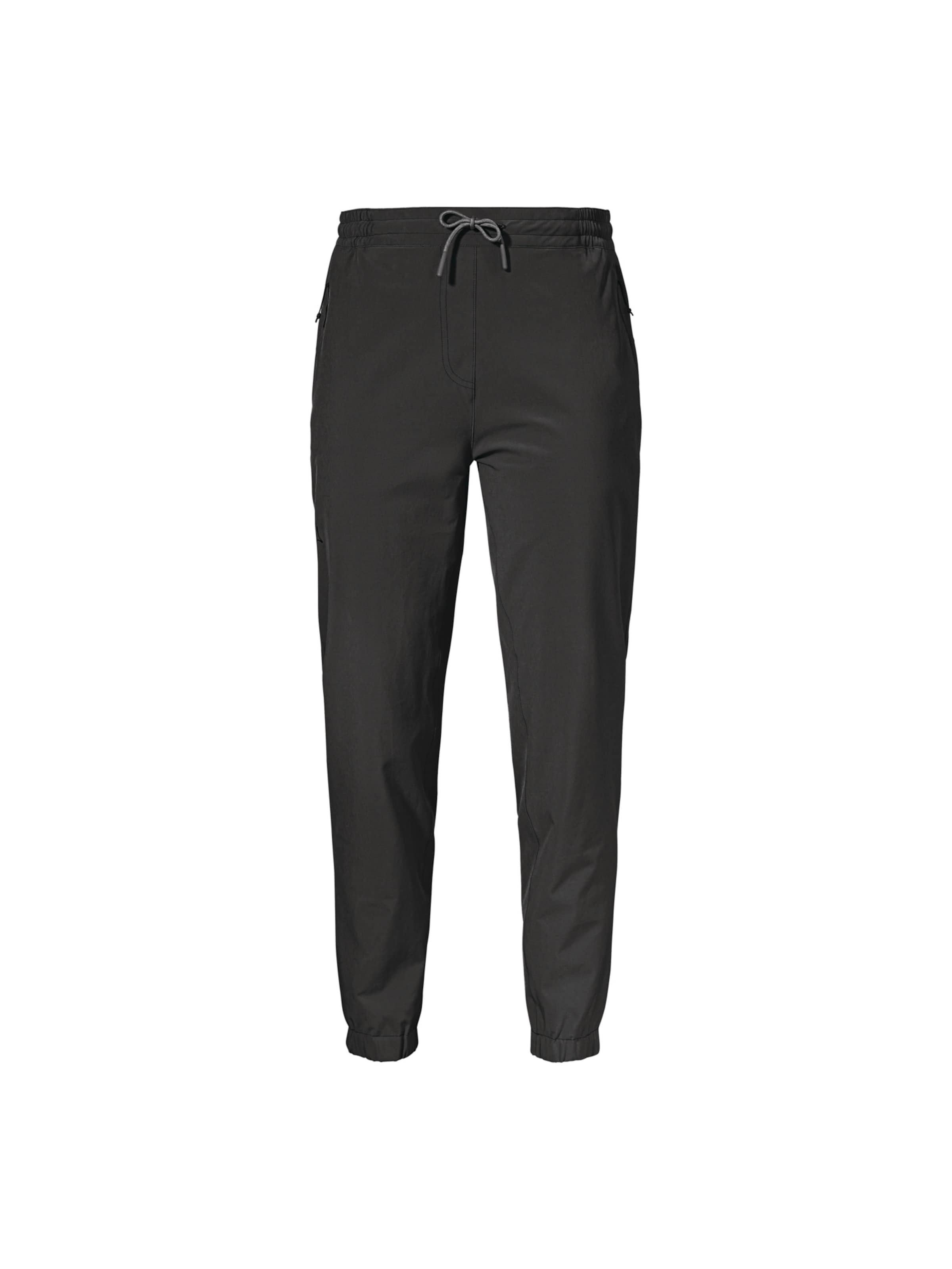 Effilé Pantalon outdoor ' Vienna L ' Schöffel en noir : devant