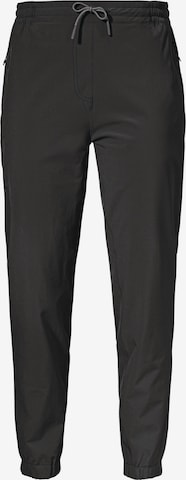 Schöffel Tapered Outdoor trousers ' Pants Vienna L ' in Black: front