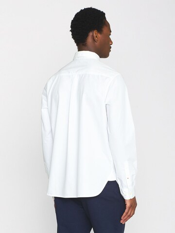 KnowledgeCotton Apparel Regular fit Business Shirt 'ALF' in White