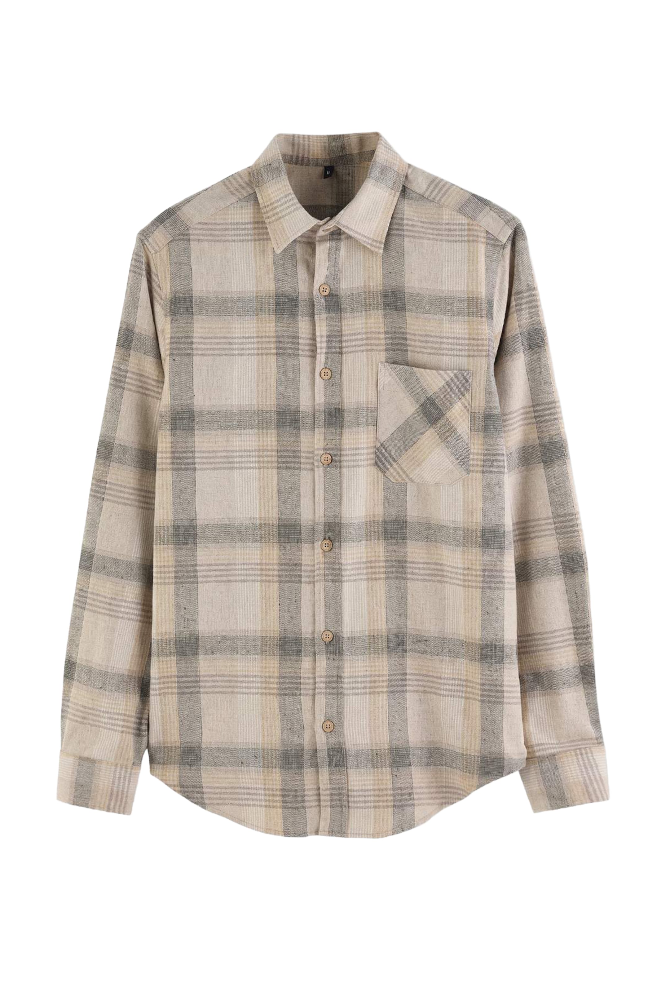Trendyol - Ajuste regular Camisa en beige: frente