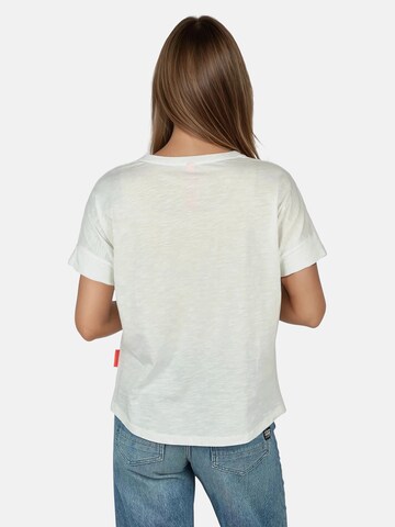 salzhaut Shirt 'UTNAIHN' in Wit