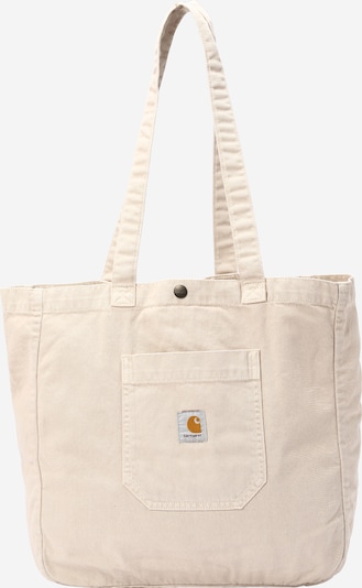 Carhartt WIP Shopper torba 'Garrison' u boja pijeska / konjak / crna / bijela, Pregled proizvoda