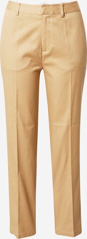 Effilé Pantalon à plis 'Abott' SCOTCH & SODA en beige : devant