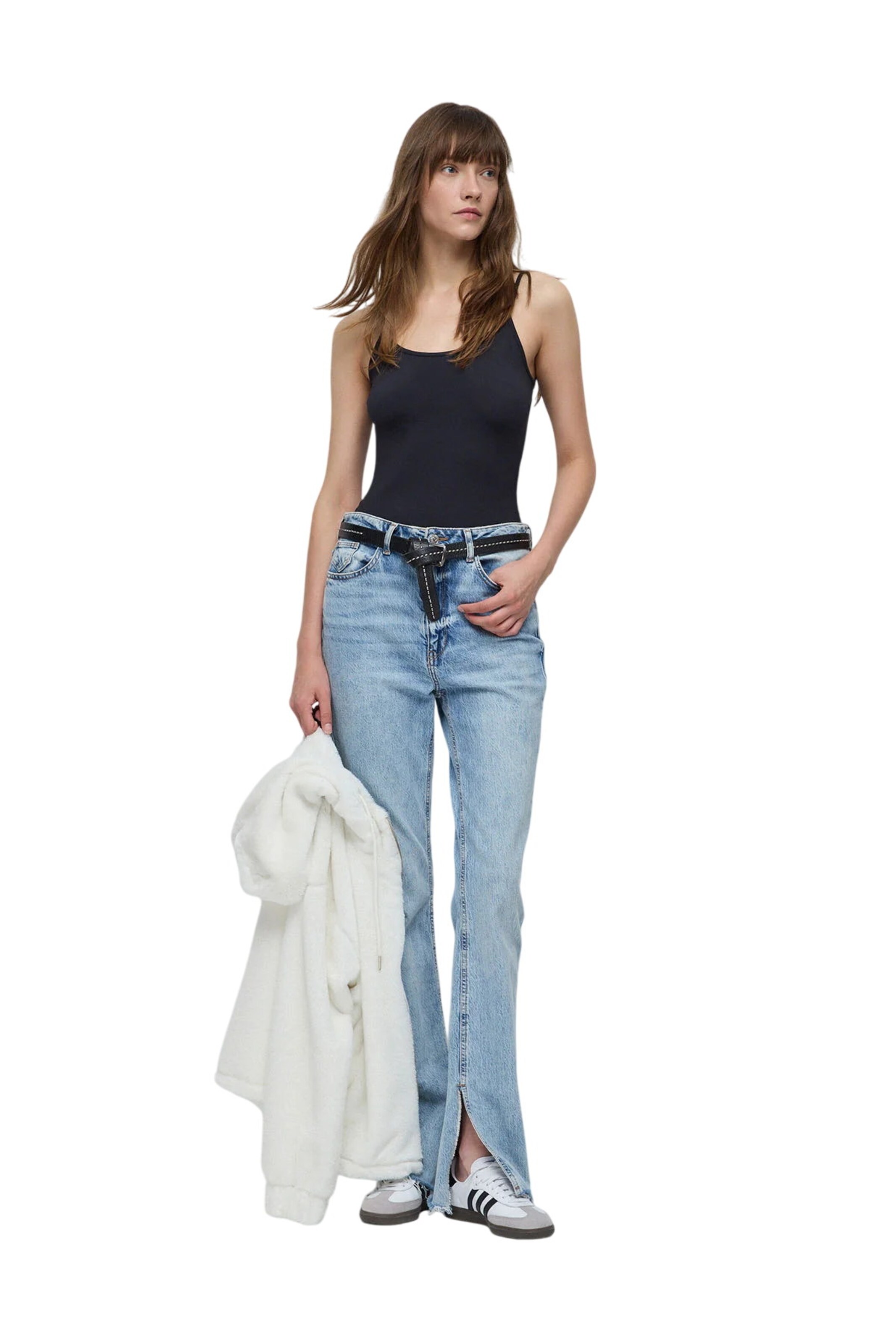 No Matter What Top in Schwarz